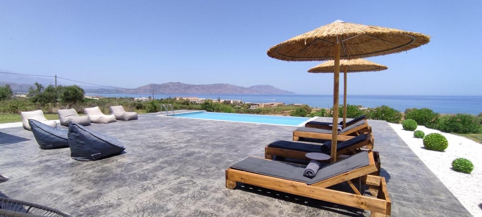 Blue Harmony Villa Dhramia Bagian luar foto