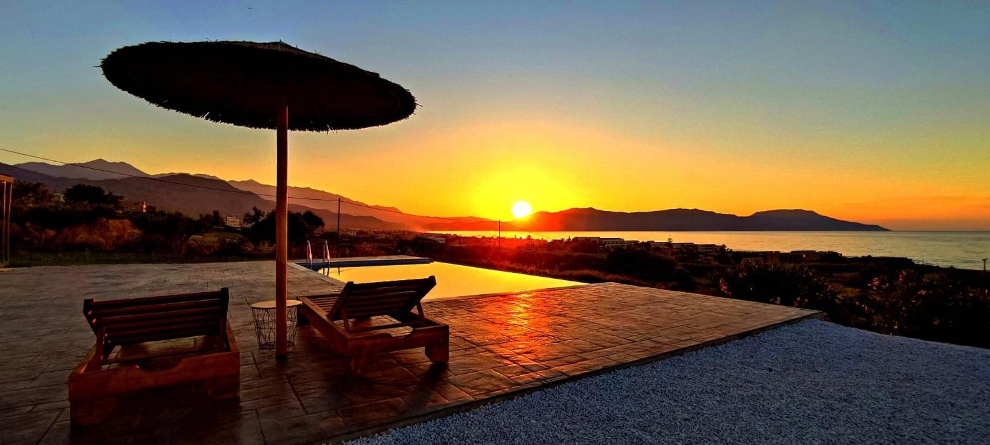 Blue Harmony Villa Dhramia Bagian luar foto